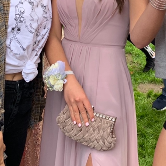 Light pink / mauve Jovani prom dress - Picture 5 of 7